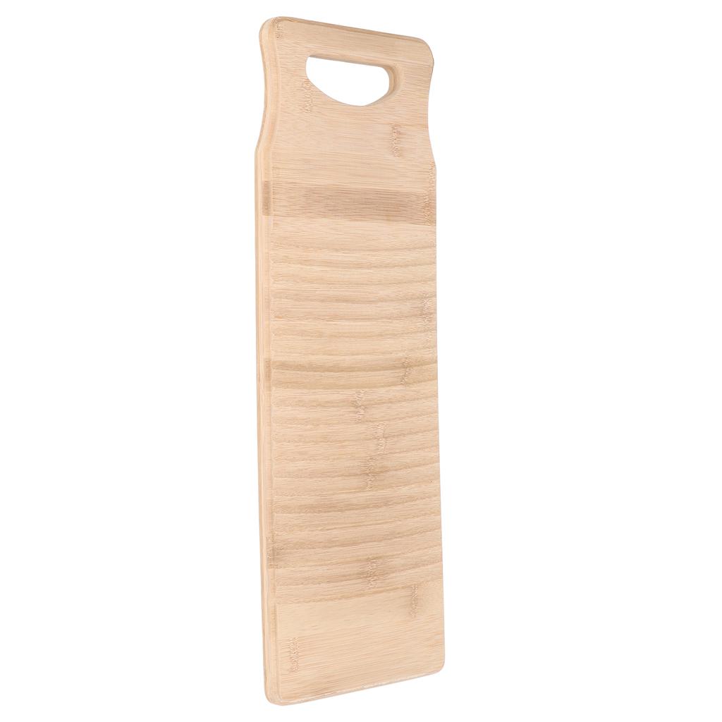 Bamboo Washboard Wooden Color Approx 19.7in Long Thickened Natural Bamboo Wear Resistant Sturdy Durable Wash Board