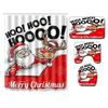 3D Digital Printing Christmas Waterproof Shower Curtain Four-Piece Bathroom Non-Slip Door Mat Bedroom Living Room Floor Mat Carpet
