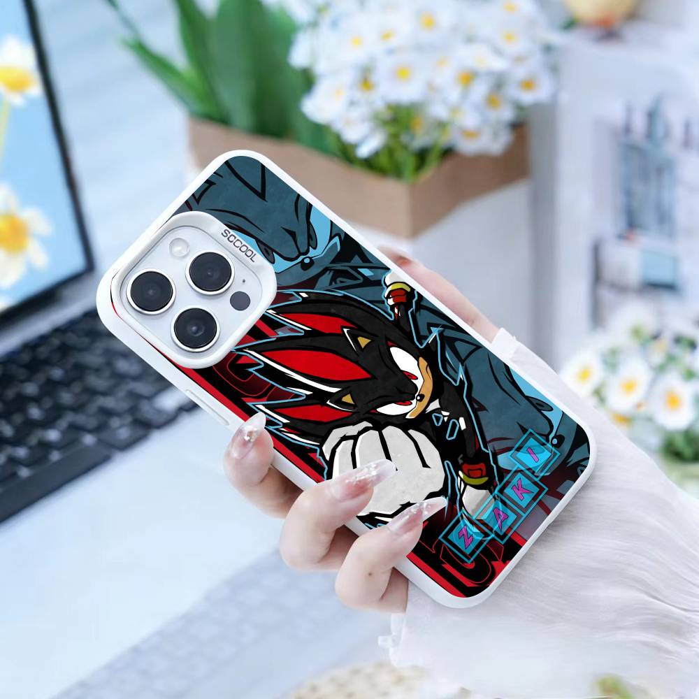 G-Shadow the Hedgehog Phone Case For iPhone 17,16,15,14,13,12,Pro MAX Black Matte Shockproof Cover
