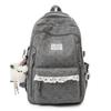 Schoolbag backpack female ins literary small fresh wind junior high school student backpack large capacity casual schoolbag ins niche