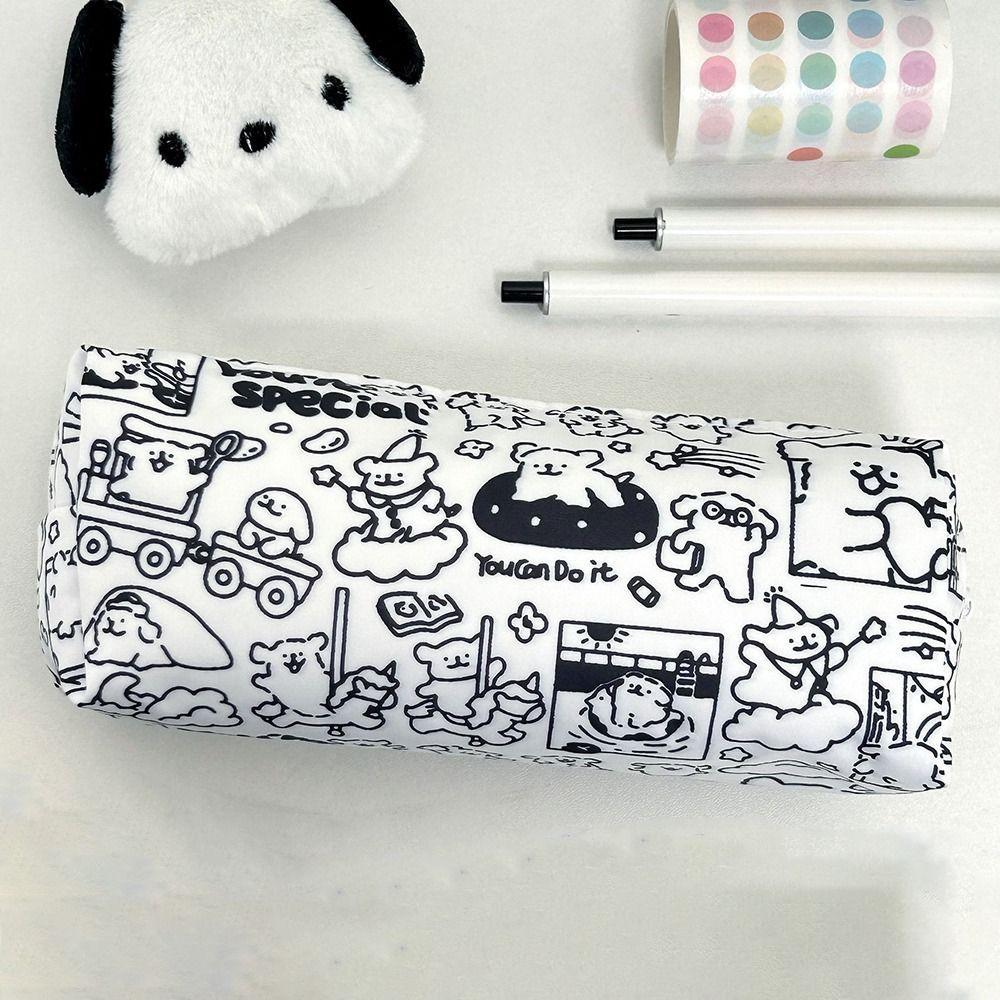 Multifunctional Pencil Case Large Capacity Stationery Bag Simple Pen Box Boys/Girls