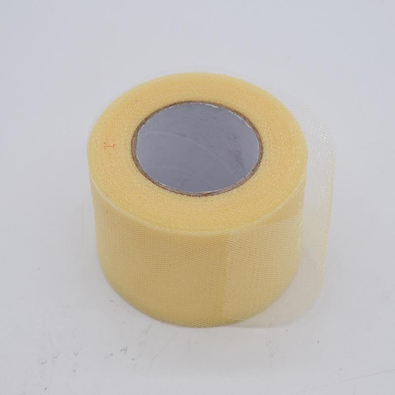 22m/lot 2" 5cm Shiny Tulle Roll Spool Fabric Tutu Skirt Chair Sash Bow Table Runner  Wedding Baby Shower Party Decorations