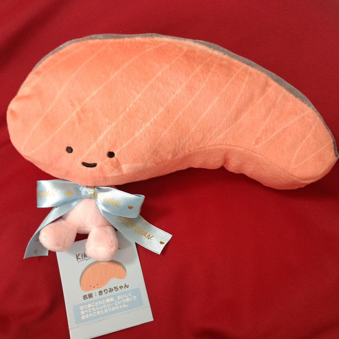 Sanrio KIRIMI-chan. Plush toy logo ribbon authentic product.