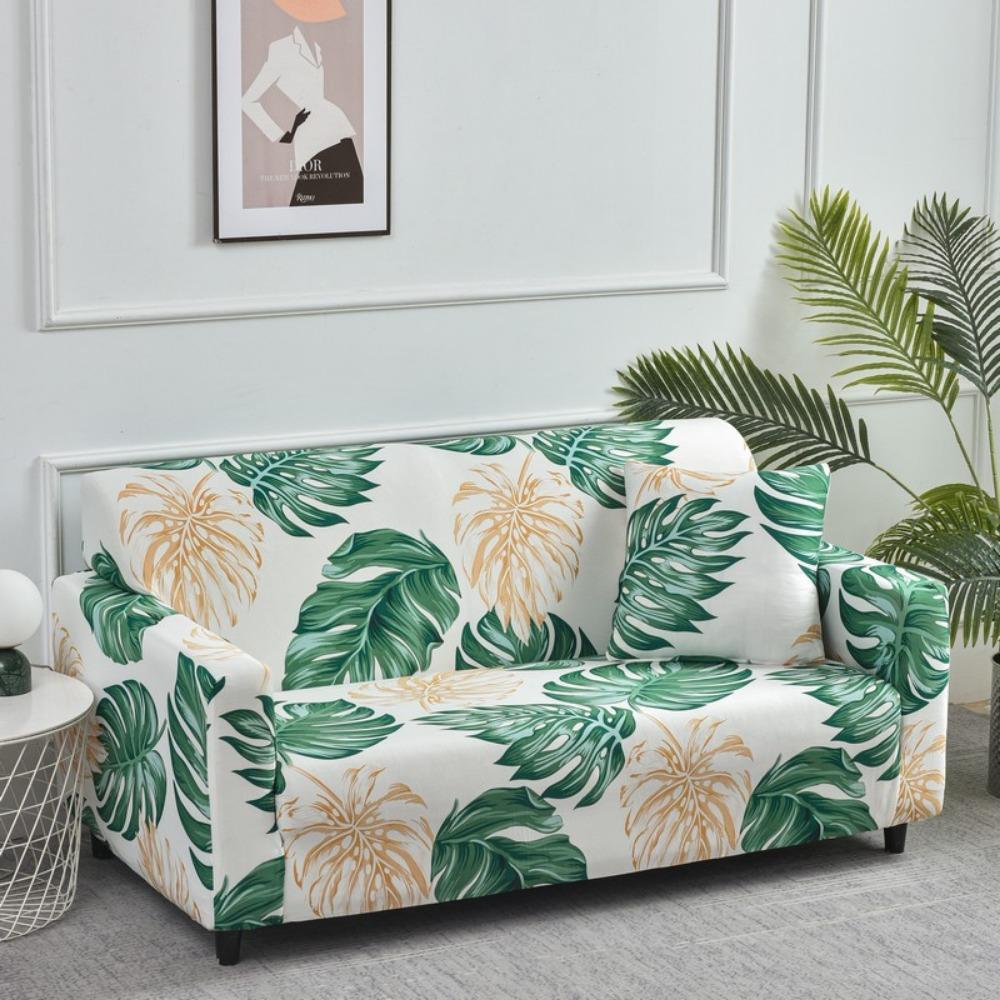 Universal Stretchable Couch Cover Set for Single Double Triple Seater Sofa Full Coverage Slipcovers