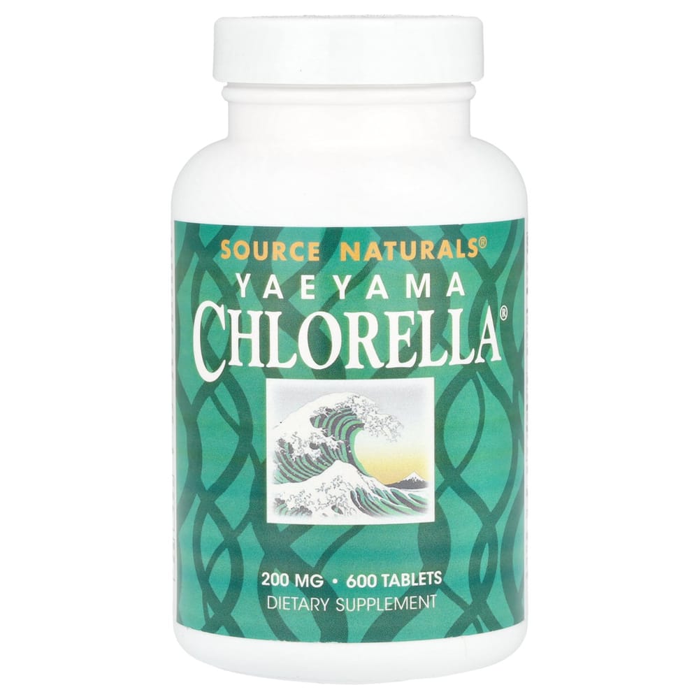 Source Naturals Yaeyama Chlorella 200 Mg, 600 Tablets