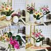 Butterfly Orchid Imitation Flower Set For Home Interior And Outdoor Garden Decoration