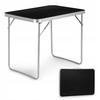 Folding Tourist Picnic Table for Allotment Garden 70X50Cm Black