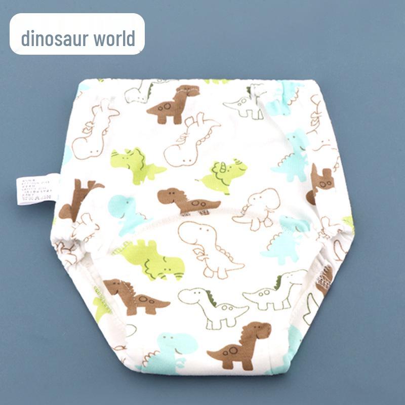

Дышащий шестислойный моющийся детский тканевый подгузник и непромокаемые тренировочные трусики M (0-18 lbs)