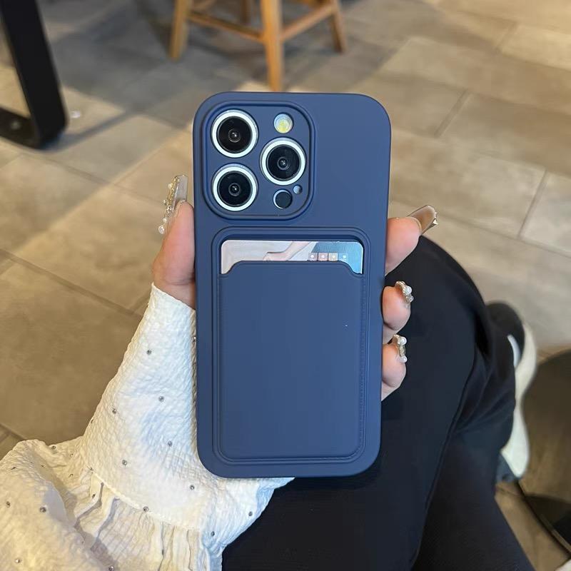 

Гаманець зі слотом для карток М який бамперний чохол Для iPhone17 16 15 14 13 12 11 Pro Mini X XS XR Max 8 7 Plus SE Ударостійкий Матовий Захисний чохол For iPhone XR