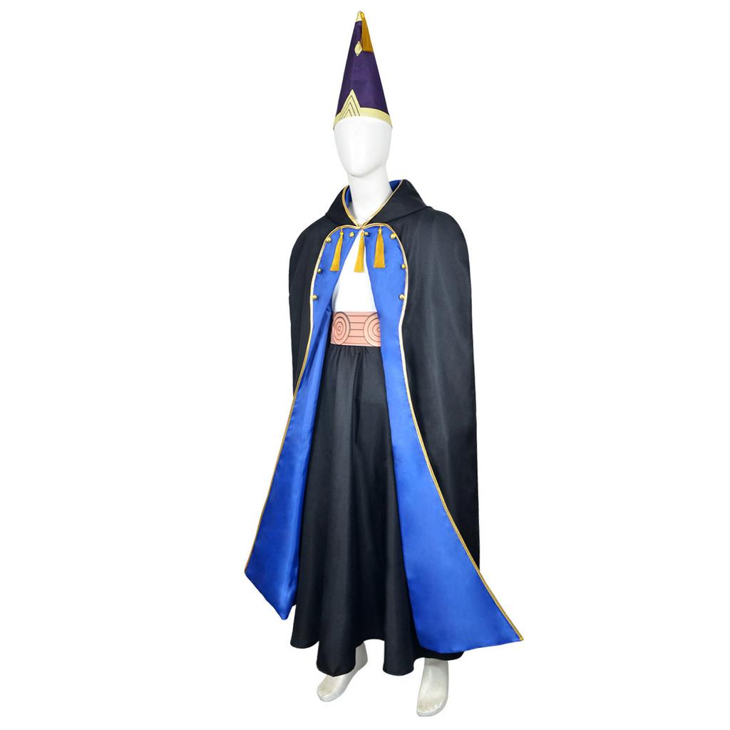 Witch Hat Atelier Cosplay Olruggio & Qifrey Costume Narrow Hat Magician Outfit