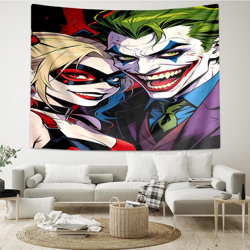 Jo-ker's Dark Saga Quick-Dry Tapestry Hanging for Bedroom,Livingroom, Playroom,Decor Art Room Wall Tapestry Holiday and Birthday Gifts