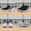 Anta Abrasion Resistant Low Top Performance Basketball Shoes Men's Black White 11931608S-2