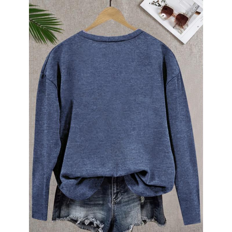 Women's Graphic Print Long Sleeve T-Shirt