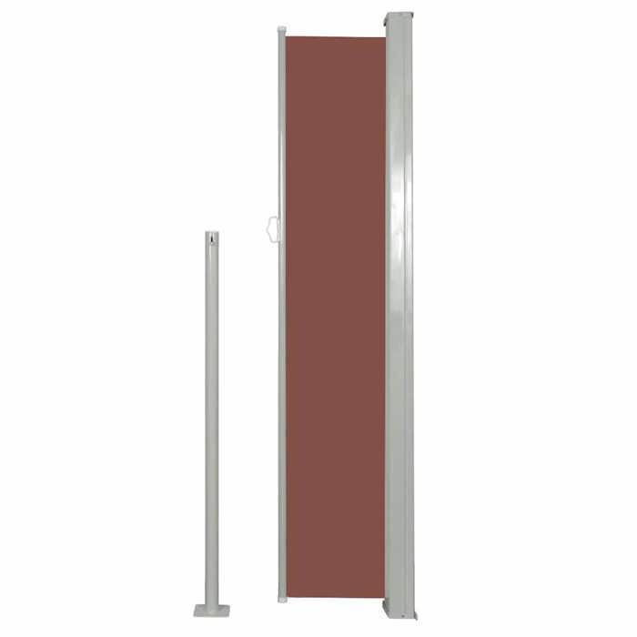 VidaXL Auvent latéral rétractable 140 x 300 cm Marron