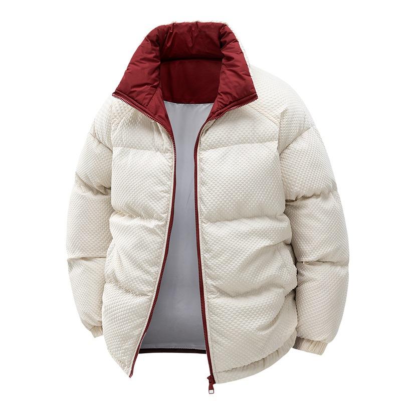 Stand-collar Cotton Jacket for Men and Women In The Same Style for Winter New Loose Warm Cotton Jacket Casual Thickened Cotton Jacket