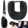 Travel Pillow Neck Support Portable Fillable Neck Pillow Space-saving Neck Travel Cushion Flight Travel Accessories