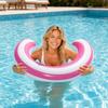 U-Shape Inflatable Pool Float with Striped Design for Swimming and Fun