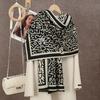Marke Warmer Karomuster Kaschmir Poncho Schal Schal Luxuriöser Druck Dicke Pashmina Winterdecke Wickel Bufanda Lässiger Hijab Stolen Echarpe