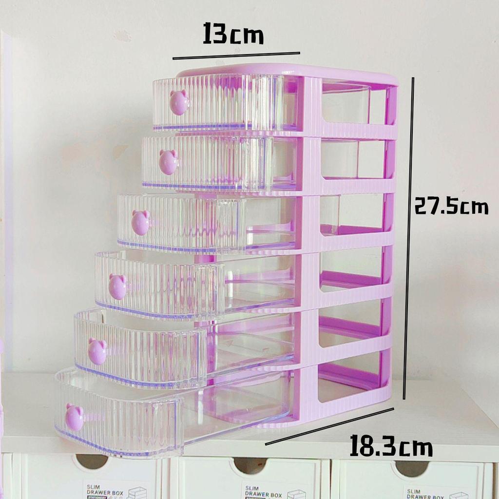 Desktop Drawer Jewelry and Cosmetics Storage Box