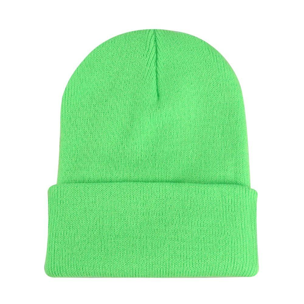 Thickened Beanie Caps Keep Warm Knitted Hat Casual Winter Hats  for Men Women