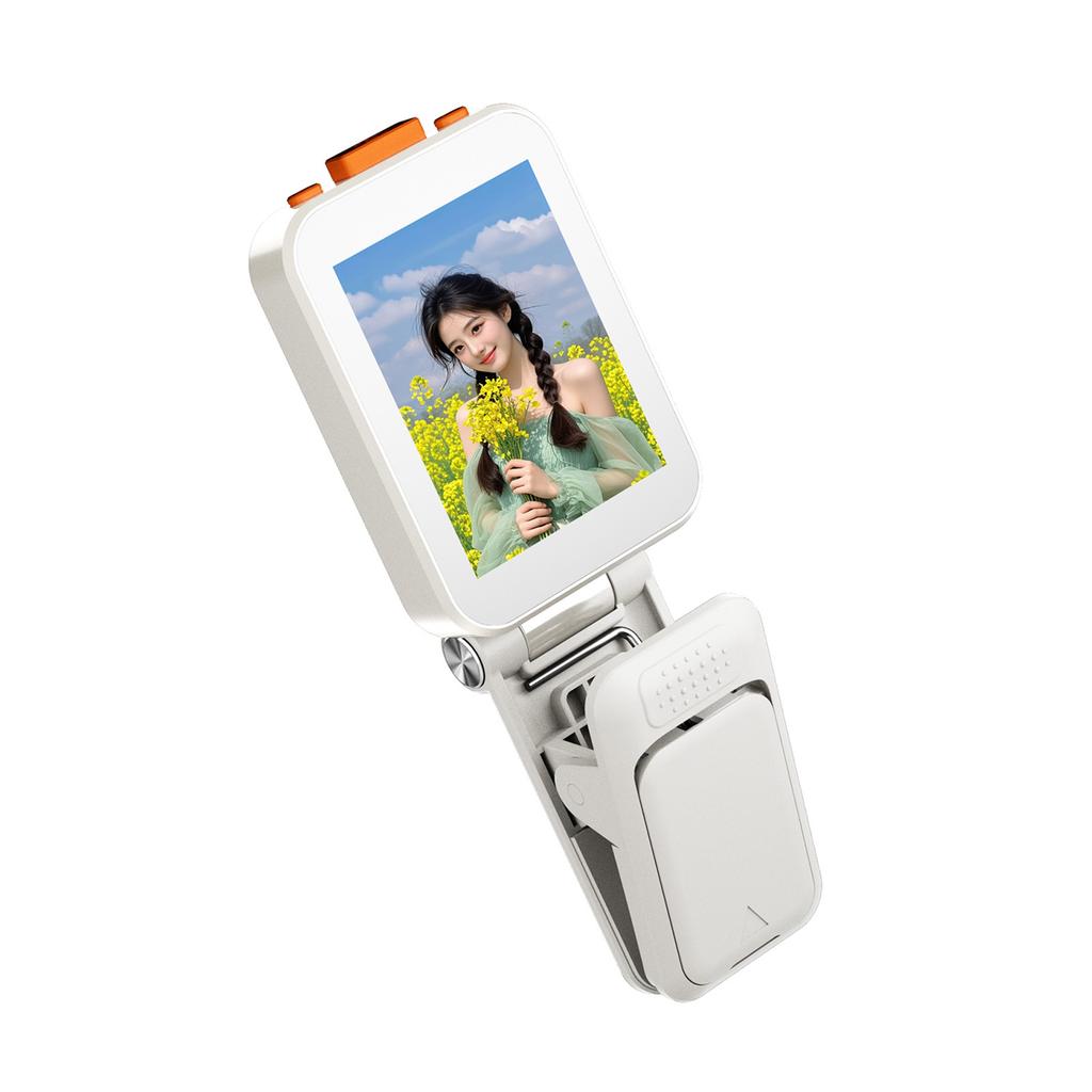 Smartphone Wireless Magnetic Monitor Screen with Clamp Rear Camera Selfie Magnetic Selfie Monitor Screen for iPhone Android