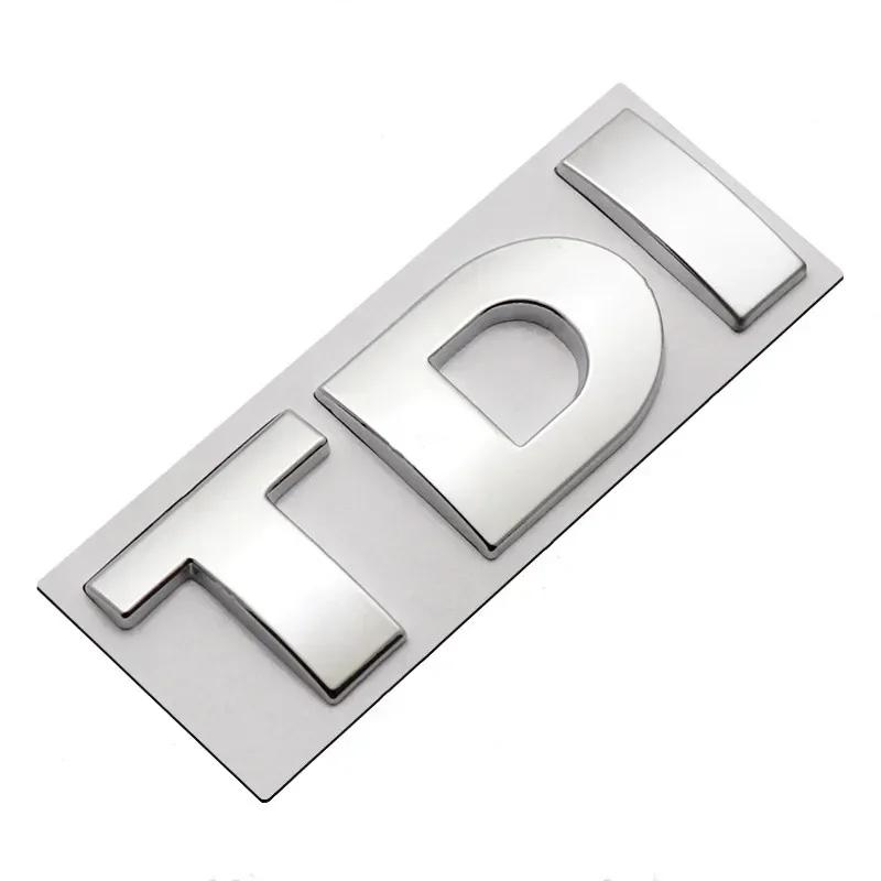 3D Металлический TSI TDI GTD GLI Задний Багажник Автомобильный Значок Наклейки Авто Наклейка Для VW Polo Golf Passat Jetta Scirocco MK4