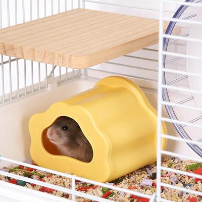 Hamster Bed Cave Small Animal Activity Toy Cozy Habitat Decor Hideaway for Animals Dwarf
