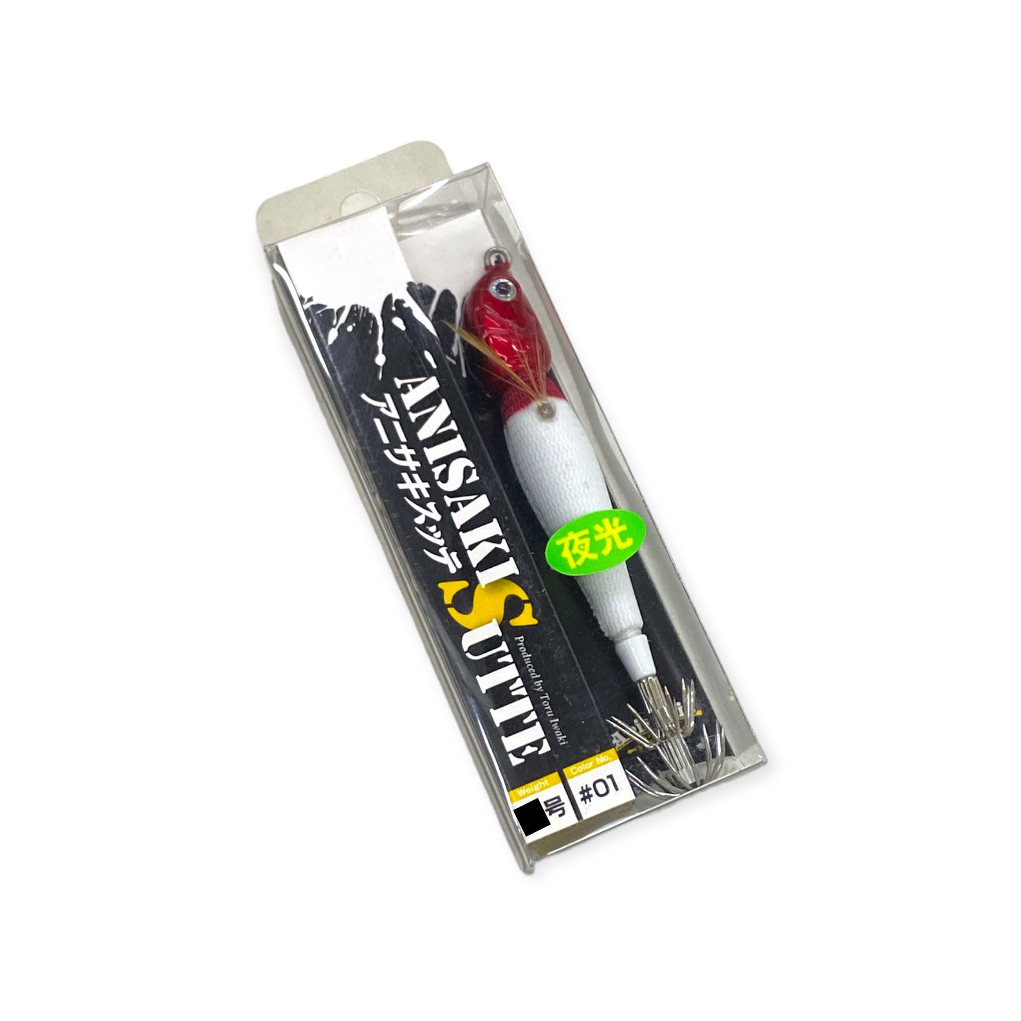 

Anisakis ANISAKI SUTTE Squid Metal Lead Lure Red and (No. 25, 01. White)