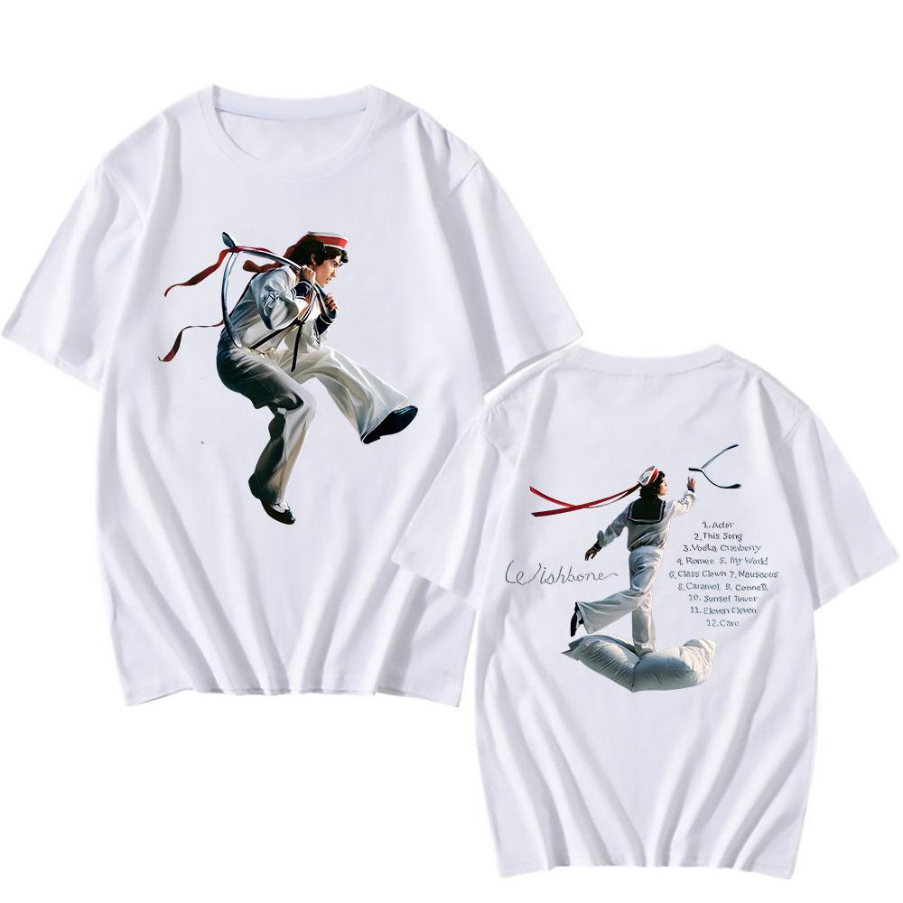 Conan Gray Wishbone Album Graphic T-shirt Short Sleeve Cotton Summer Tshirts for Male Streetwear Hip Hop 2025 Fashion Men Tees