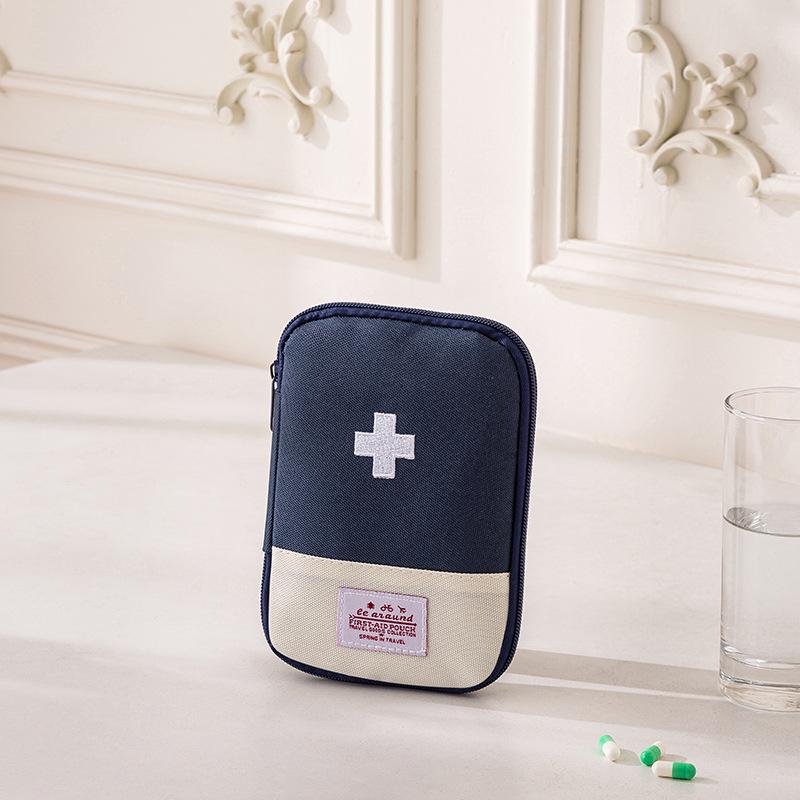 Foldable Large-Capacity Medicine Box: Dustproof & Moisture-Proof First Aid Travel Storage Bag