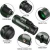 Telescopio telefonico con ampia apertura di 80x100, ingrandimento elevato e visione notturna ad alta definizione per esterni in condizioni di scarsa illuminazione