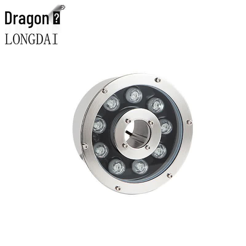 Longdai LX 9W LED Underwater Fountain & Pond Light Yellow Light (without power supply)