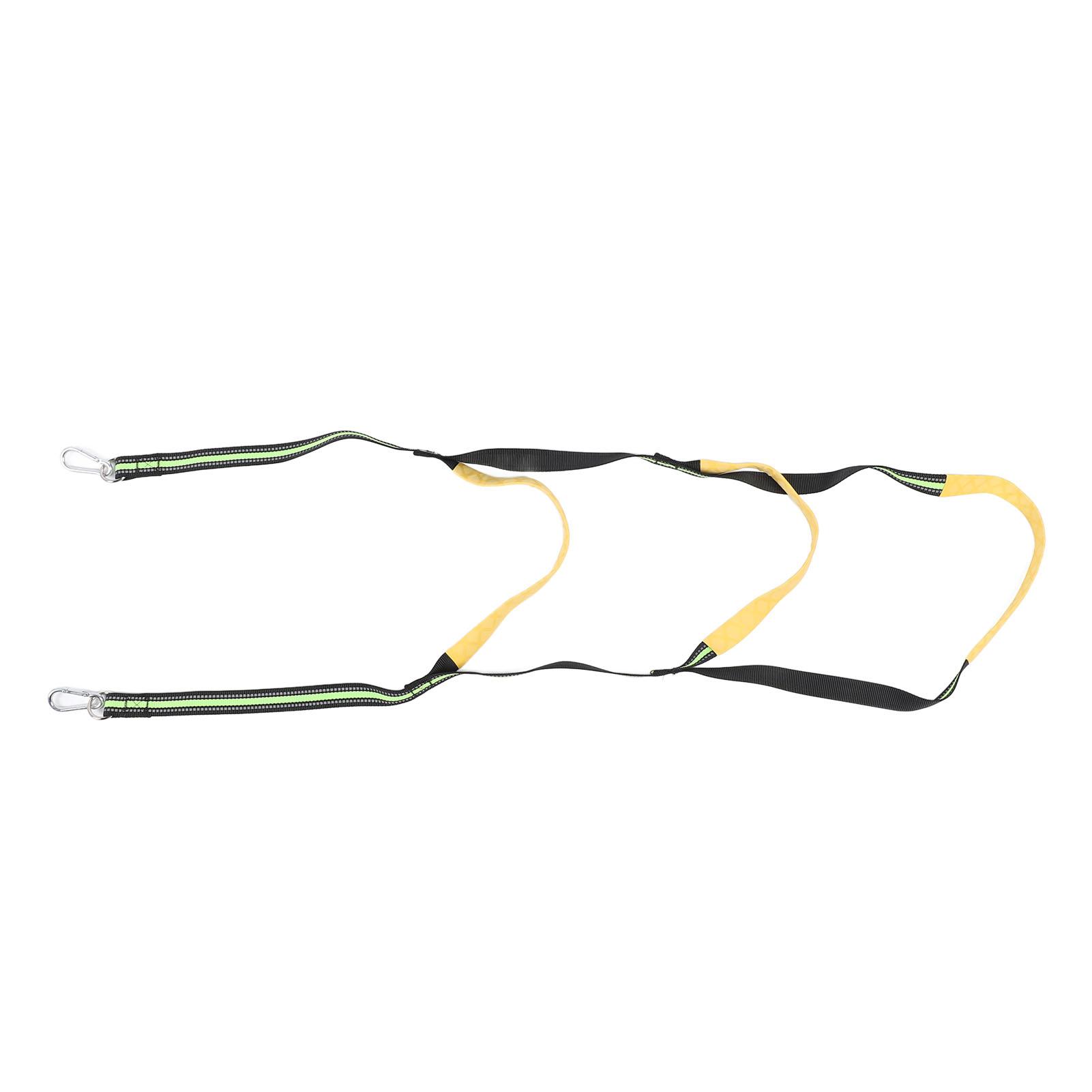 

Лестница для лодки из веревки, 3 ступени, складная мягкая лестница для плавания для надувной лодки, каяка, каноэ, флуоресцентно-зеленая