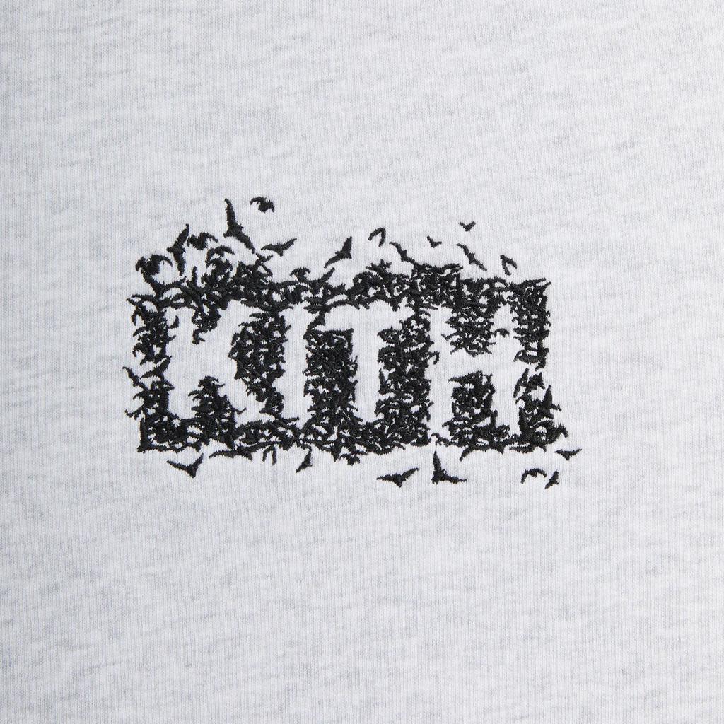 Kith X Batman Bats Vintage Nelson Crewneck Light Heather Grey Men Tops KHM032789-002
