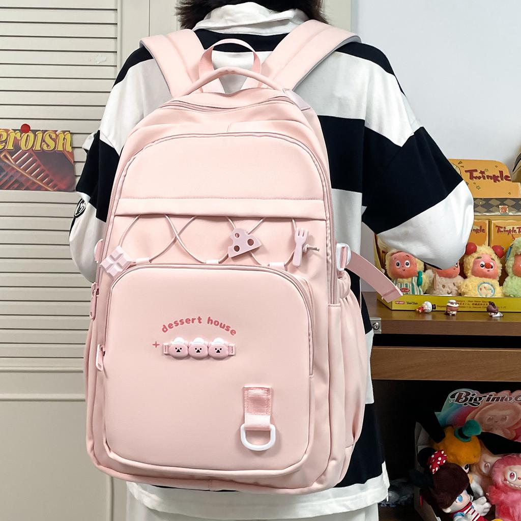 Schoolbag schoolbag for girls, primary school students, grade 3 to 6 girls, high-value junior high school girls, large-capacity student backpack