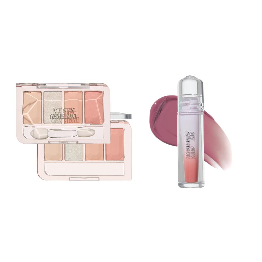 Etude #My Own Gemstone Play Color Eyes 3.5g + Over Glowy Tint 3g Set
