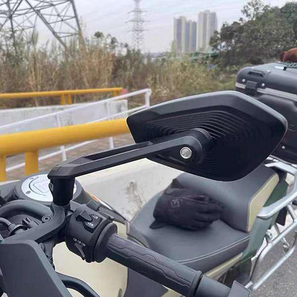 1 Pair Rearview Mirrors for BMW C400GT/C400X, CNC Aluminum Alloy