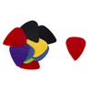 10 stuks Alice gitaarplectrums, antislip, zwart-wit, nylon, geschikt voor akoestische en elektrische gitaren en ukeleles.