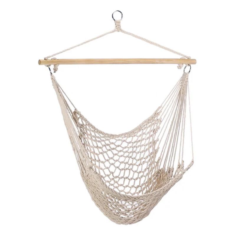 Outdoor Cotton Rope Mesh Hammock Chair