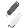 OLOEY Fém Kettős Interfészű USB 2.0 és Type-C OTG Pendrive