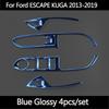 For Ford ESCAPE KUGA 2013- C-MAX Car Accessories Interior Door Armrest Handle Air Vent Steering Wheel Decorative Sticker