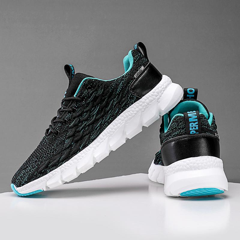 Men Running Shoes Lightweight Outdoor Gym Jogging Comfortable Casual Walking Shoes Lace-up Trendy Tennis Shoes for Man