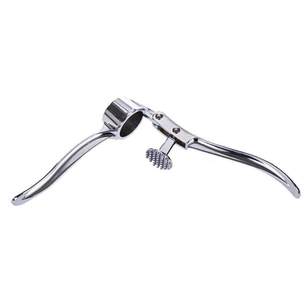 Stainless Steel & Zinc Alloy Garlic Press Mincer Crusher Food Grinder Kitchen Squeeze Tool