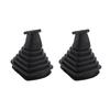 Reinforced Elastic Dust Covers Shield for Hydraulic Levers Protective Rubber Sleeves Construction Vehicle Handles 2pcs