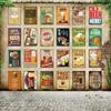 [ WellCraft ] Free Beer Tomorrow Ice Cold Beer Served Here Metal Sign Posters Art Vintage Mural Painting Custom Decor WW4