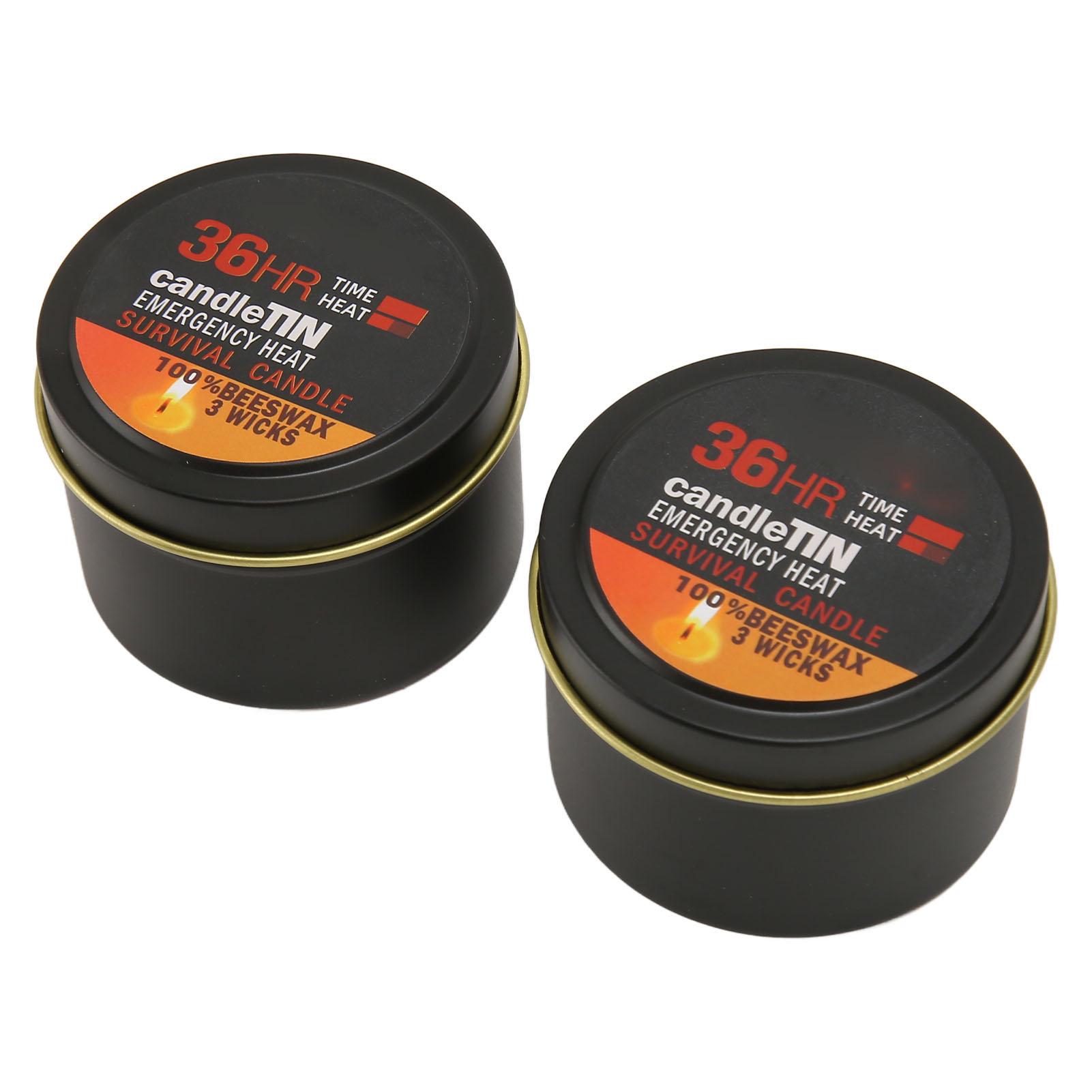 

Аварийная свеча 36 часов 3 фитиля долговечная восковая свеча для выживания с ароматом для дома и кемпинга