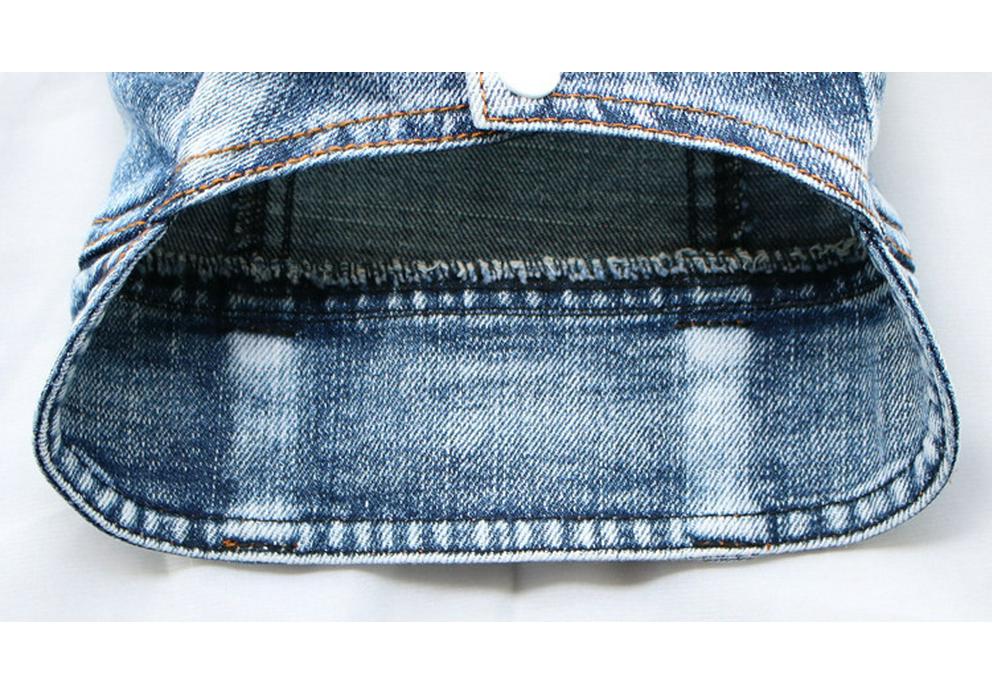 Denim Vest with Leash Ring for Pets: Panda, Kitty, Teddy & Dog Clothes for All Seasons