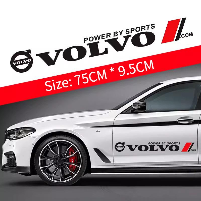1 Stück Auto Styling Logo Tür Seitenaufkleber Karosserie Dekor Aufkleber für Volvo RDesign V40 V60 V90 XC40 XC60 XC90 S60 S90 Rennsport Zubehör