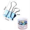 60pcs Mini Binder Clips Color Binder Clip Small Paper Clip 15mm Micro Size Office Clips for Home School Office Business