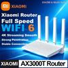 Original Xiaomi AX3000T Router 2.4GHz 5GHz 1.3GHz CPU 2X2 160MHz WAN LAN LED NFC Connection for Home Office Games Mi